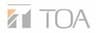 TOA株式会社のロゴ