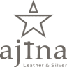 シルバー＆革アクセサリー　AJINAのロゴ