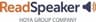 HOYA株式会社　MD部門 ReadSpeakerのロゴ