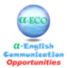 認定こども園　松操保育園、カラン認定英会話教室　α-ECO(アルファエコ)のロゴ