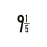 9 1/5のロゴ
