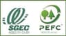 一般社団法人緑の循環認証会議　SGEC/PEFCジャパンのロゴ