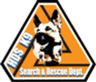 捜索救助犬HDS K9のロゴ