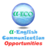 カラン認定英会話教室　α-ECO(アルファエコ)のロゴ
