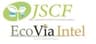 一般社団法人 日本サステナブル化粧品振興機構(JSCF)株式会社EcoVia Intelのロゴ