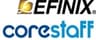 Efinix, Inc.、コアスタッフ株式会社のロゴ