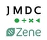 株式会社JMDC、株式会社Zeneのロゴ