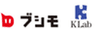 株式会社ブシロード、KLab株式会社のロゴ