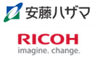 安藤ハザマ、株式会社リコーのロゴ