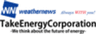 株式会社ウェザーニューズ、TakeEnergyCorporation(テイクエナジーコーポレーション)株式会社のロゴ