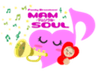 ファミリーブラスバンド　マムソウルのロゴ