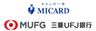 株式会社 エムアイカード、株式会社三菱UFJ銀行のロゴ