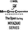The Open Surfing Miyazaki Series実行委員会のロゴ