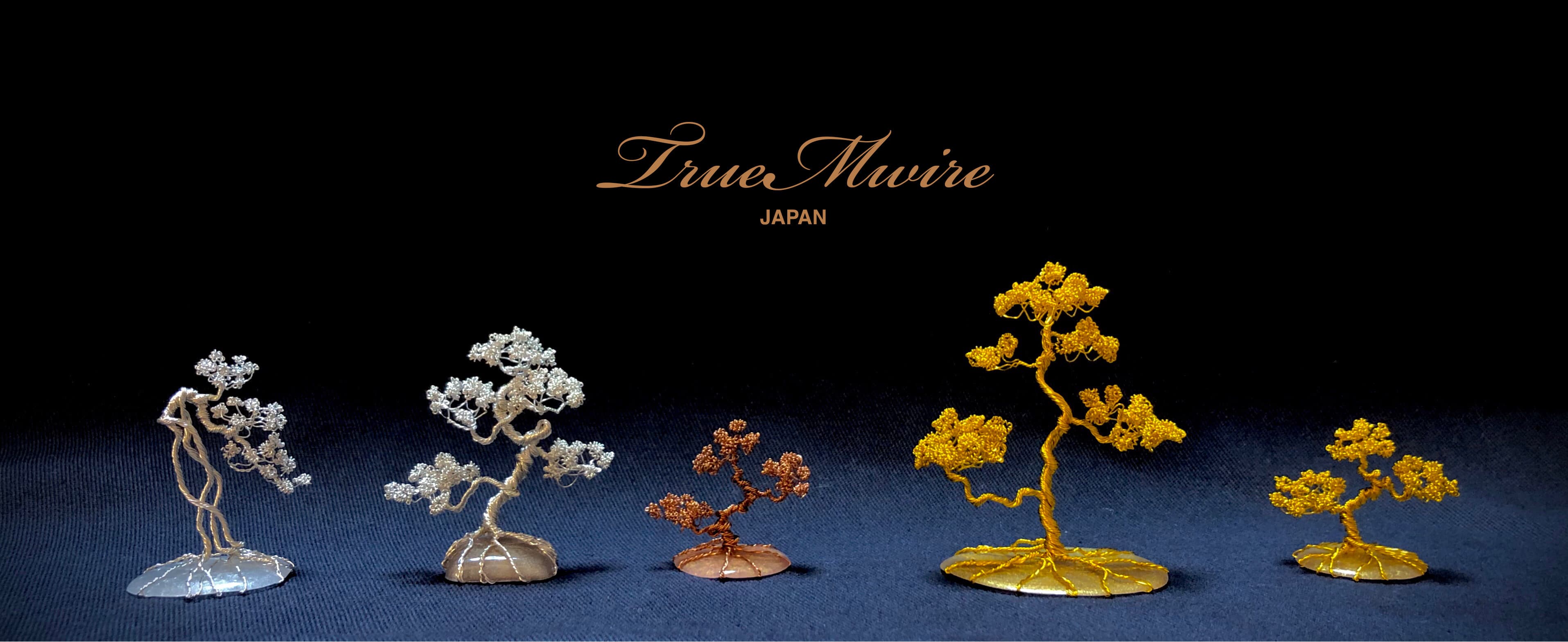 日本初！“純銀や金”で作る 盆栽ワイヤーアートブランド 「TrueMwire」が誕生！2020年8月以降、一般販売を開始 ～医療機器販売会社による新ブランド～