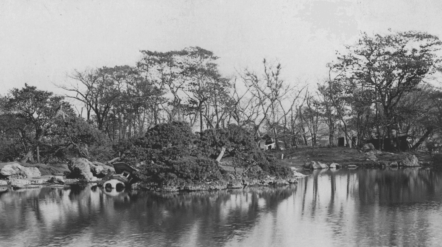 【清澄庭園】 関東大震災100年パネル展示