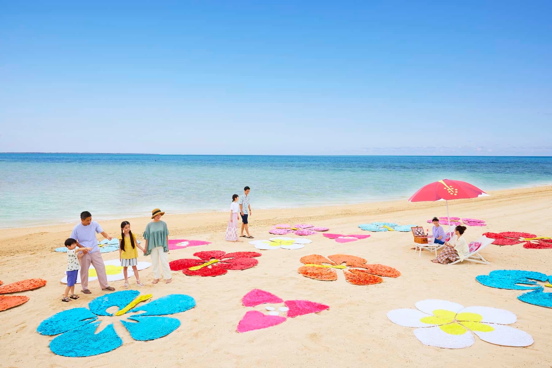 【リゾナーレ小浜島】白砂のビーチでお花見を楽しめるイベント「ビーチの花咲くリゾナーレ」開催｜期間：2022年4月1日～5月8日