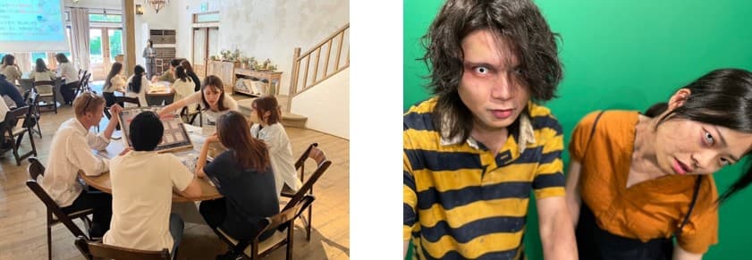 近畿大学生約100名がゾンビをテーマにしたコンセンサスゲーム型研修を体験　2023年9月25日（月）近畿大学東大阪キャンパスにて実施　ゾンビから逃げ切るために必要な物資の優先順位付けを参加学生同士で話し合い、合意を取る体験型ゲーム