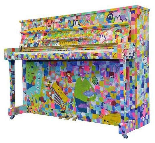 「LovePiano」～ピアノをもっと身近に、そして楽しんでほしい～ 自由に弾けるペイントピアノを展示 ●期　間：2018年2月14日（水）～ 3月12日（月） ●会　場：ヤマハ銀座ビル1F/ポータル