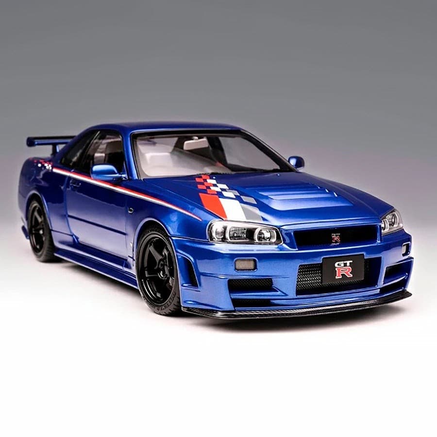 日産スカイライン GT-R (BNR34) の 1/18 スケールミニカーが CAMSHOP.JP で販売開始！