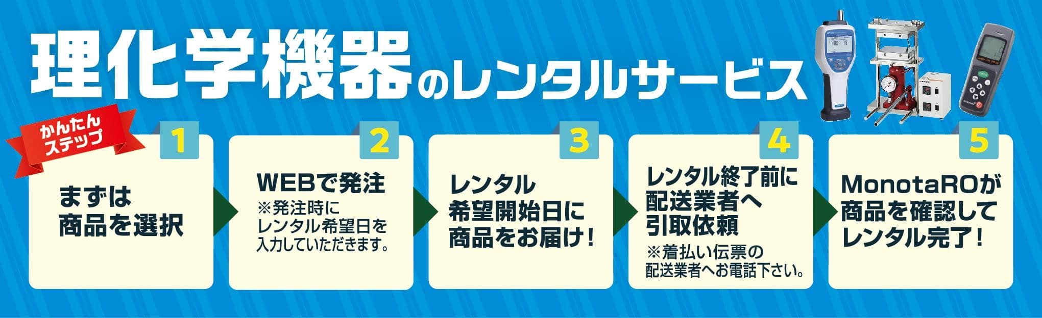 モノタロウ、理化学機器の低価格レンタルサービスを開始