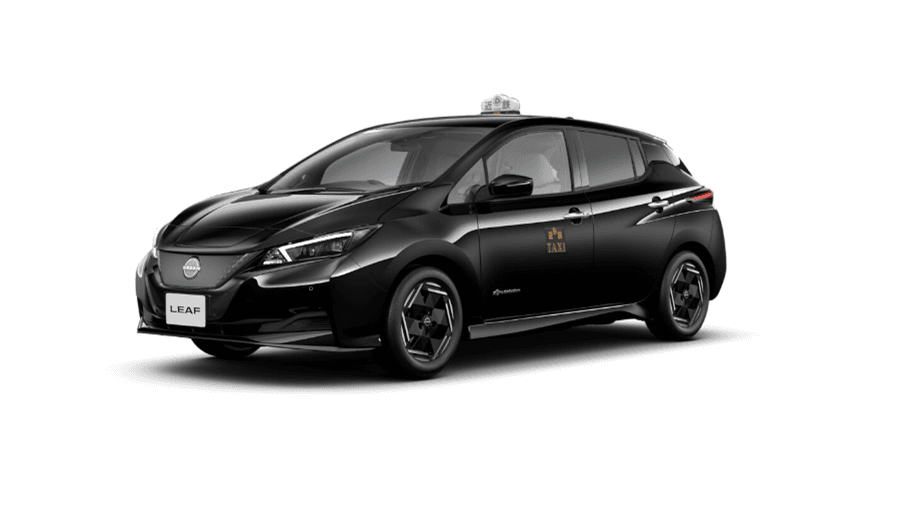 運輸部門のカーボンニュートラル実現に向け、 タクシー車両として電気自動車を導入します