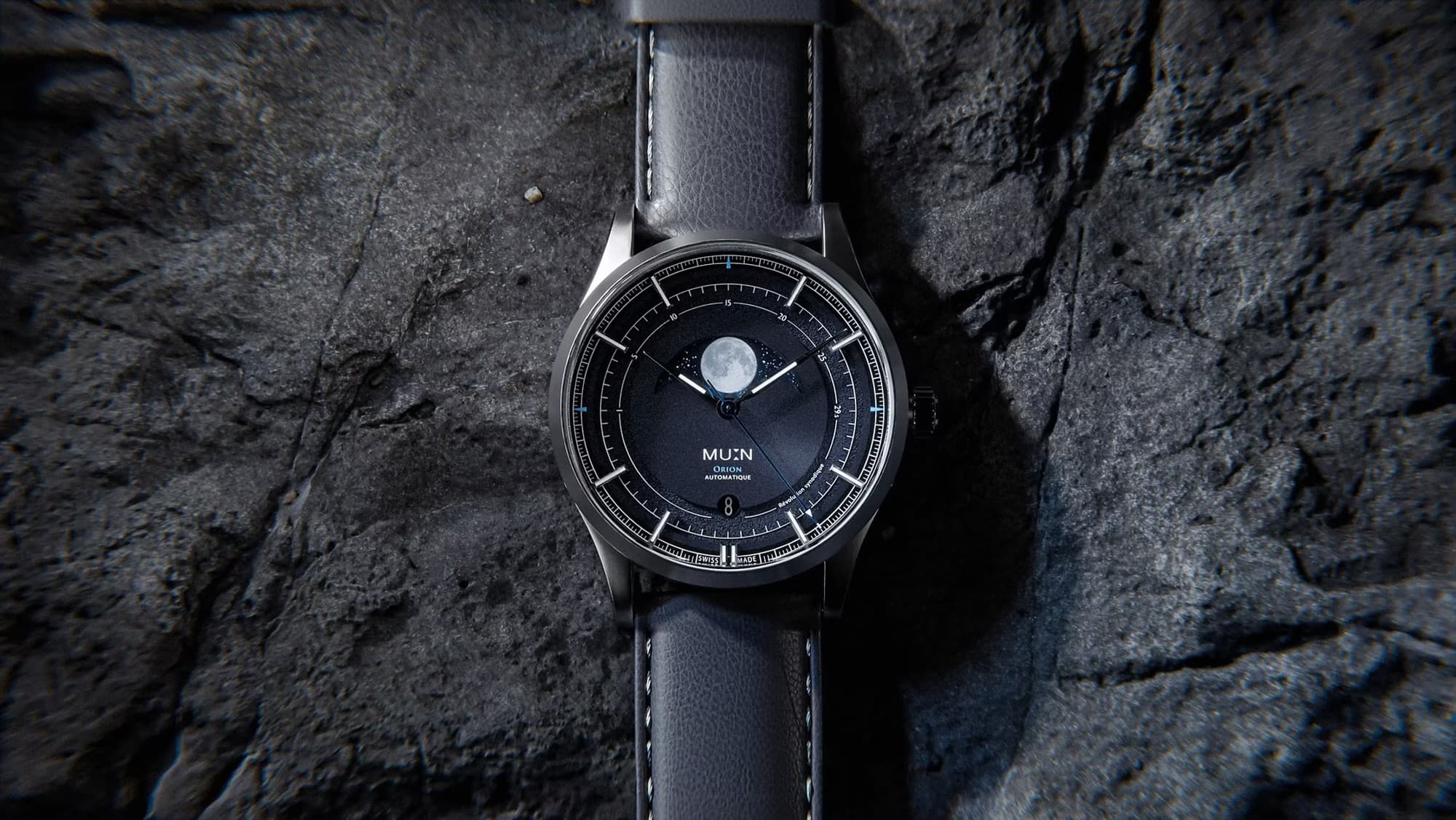 月を纏う、至高のムーンフェイズウォッチ – 国内再上陸 フランス発「MU:N（ムン）」 H°M’S” WatchStoreで取り扱い開始