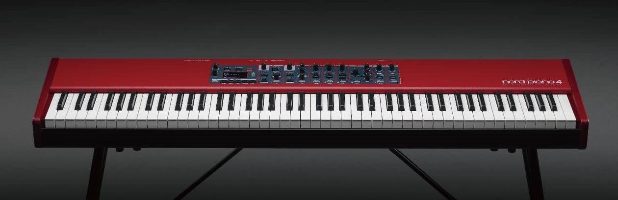 ライブステージでのピアノのリアルな質感と パフォーマンス性を追求したステージ・キーボード nord piano4