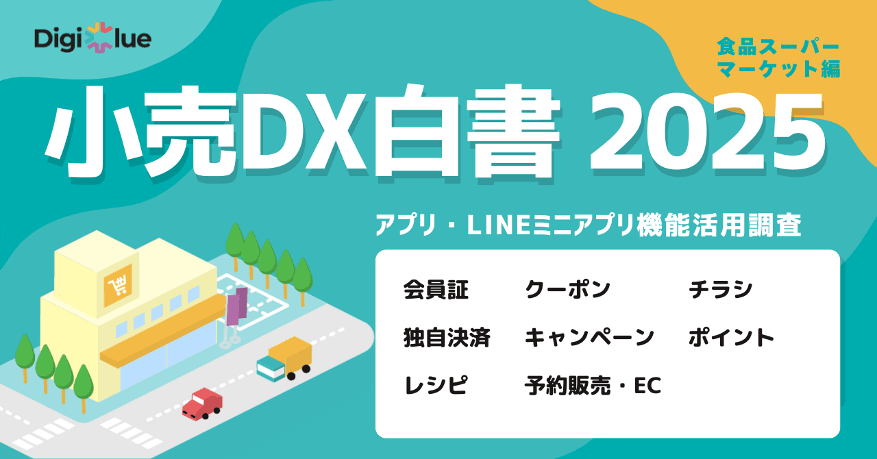 デジクル、スーパーマーケット業界におけるアプリ・LINEミニアプリの活用実態調査を実施