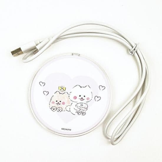 スマホを置くだけ!ほわころくらぶのワイヤレスチャージャーで癒しの充電タイムを過ごしましょう。