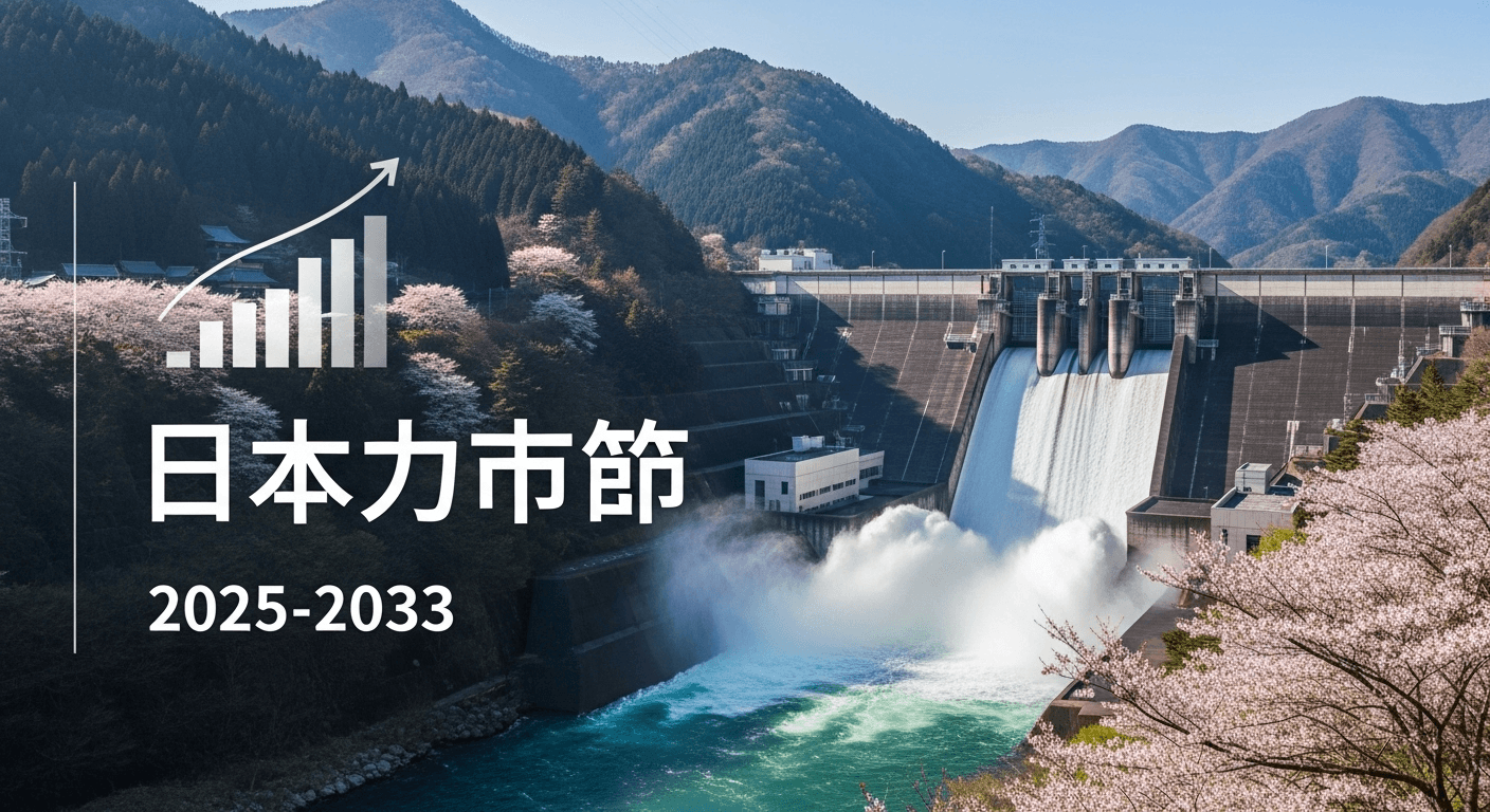 日本の水力発電市場は2033年までに102.07GWに達すると予想｜年平均成長率1.35%と推定