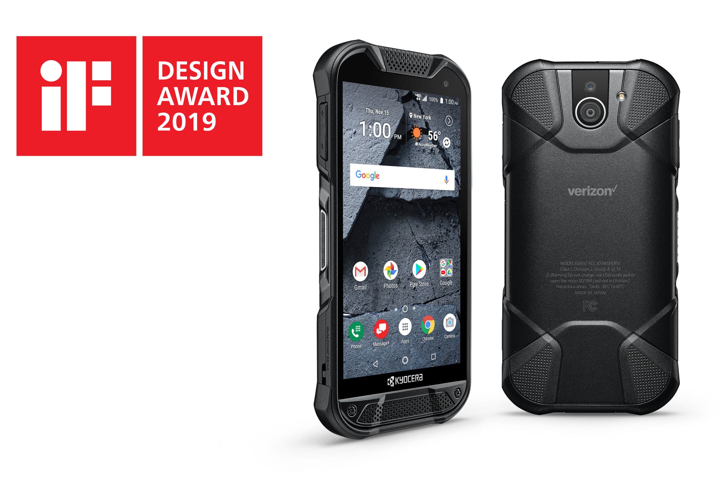 北米向け高耐久スマートフォン「DuraForce PRO2」 「iF DESIGN AWARD 2019」受賞のお知らせ 