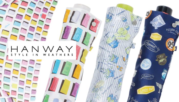 Disney Pixar（ディズニーピクサー）× HANWAY（ハンウェイ）コラボ折りたたみ傘ーMOONBAT ONLINE SHOP