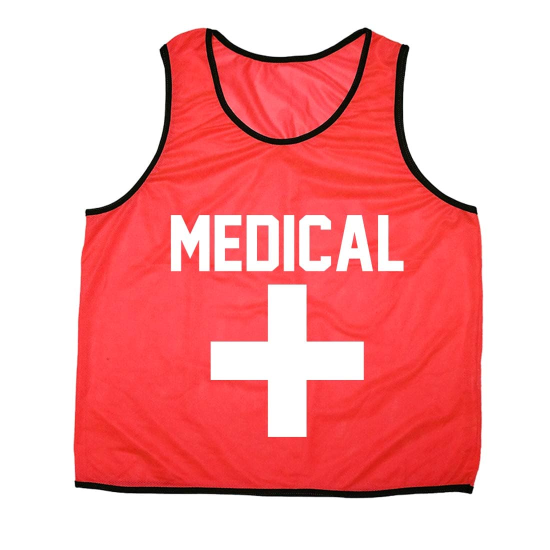 Amazonランキングの常連 FOTLOKストレッチメッシュビブスから『MEDICAL』と前後に印刷されたビブスがAmazonに新登場