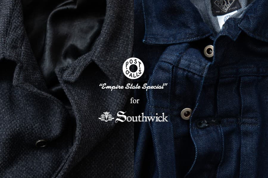 【POST O'ALLS for Southwick】コラボレーションプロジェクト第7弾　10月9日より(木)より発売開始！