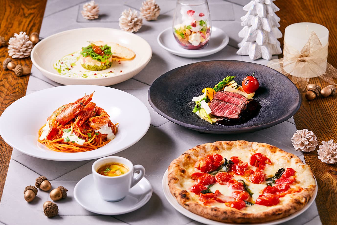 SALVATORE CUOMO　 自慢の窯焼きピッツァやイタリアン至極の逸品を味わう 2021年クリスマス限定ディナーコース ご予約承り開始！