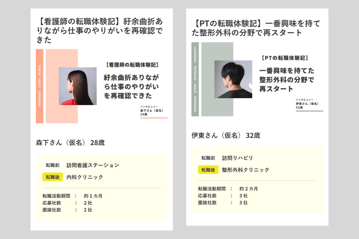 【医療キャリアナビ】転職成功者へのインタビューを記事にしました！