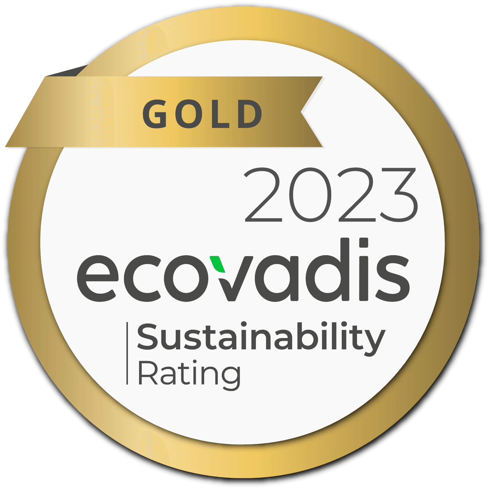 EcoVadis社のサステナビリティ調査において、 ２年連続「ゴールド」評価を獲得