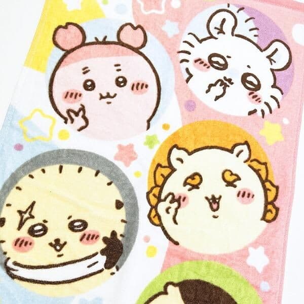 ちいかわキャラクターがかわいすぎる。癒し効果抜群なフェイスタオルを集めてみました。