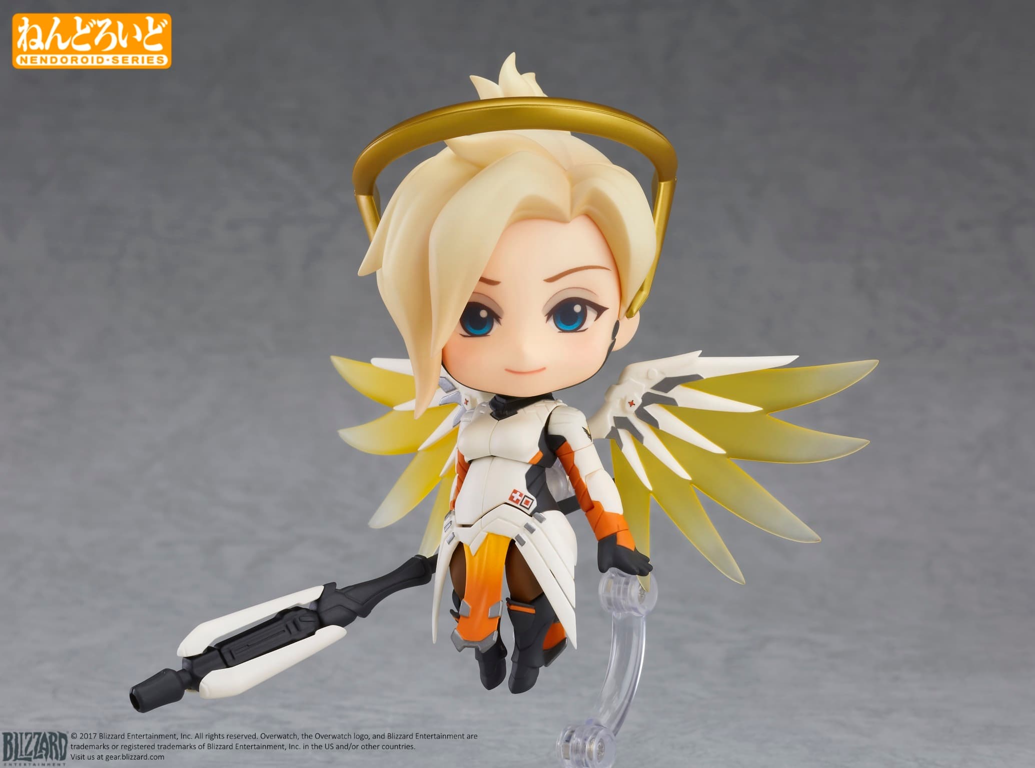 ゲーム『オーバーウォッチ』より、 ヒーローキャラクター“マーシー”が デフォルメ可動フィギュアねんどろいどになって登場！ GOODSMILE ONLINE SHOPほかにて7月12日(水)に予約開始