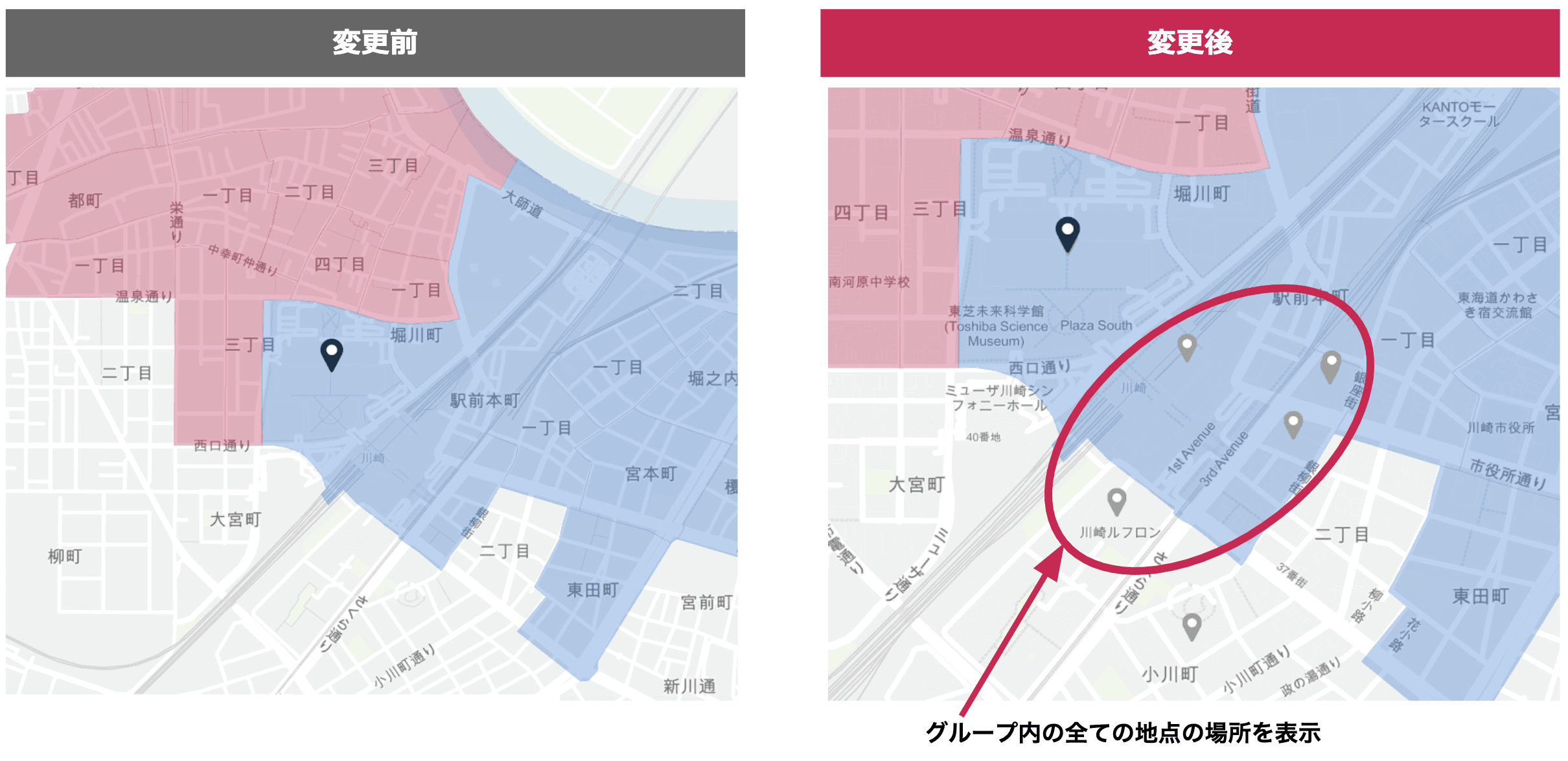 位置情報データ活用クラウド型プラットフォーム 「Location AI Platform(TM)」 新機能リリースと機能改善を実施　 データ解析による実商圏把握をより広範囲に、 競合の影響も可視化。消費者行動の予測もより精彩に