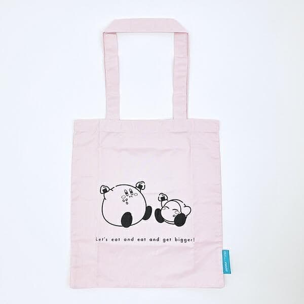 カービィの色合いや表情にキュンとする便利なトートバッグ。収納力もあり、どんな場面でも使える利便性もポイントです。