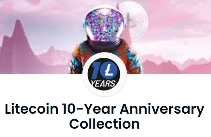 日本人アーティストNFTが10倍の価格で落札　 Litecoin財団10周年記念イベント