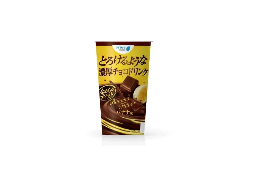 ～acure made ＜アキュアメイド＞ ～ 「とろけるような濃厚チョコドリンク　バナナ味」