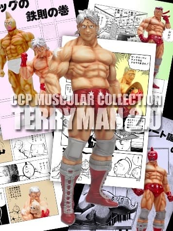 テリーマン ヒストリー完全網羅！ 「キン肉マン」より各章に登場したテリーマン達を立体化した、 “CMC NO.56 テリーマン 2.0 Ver.”が ソフビ製、キャスト製の2種で登場！