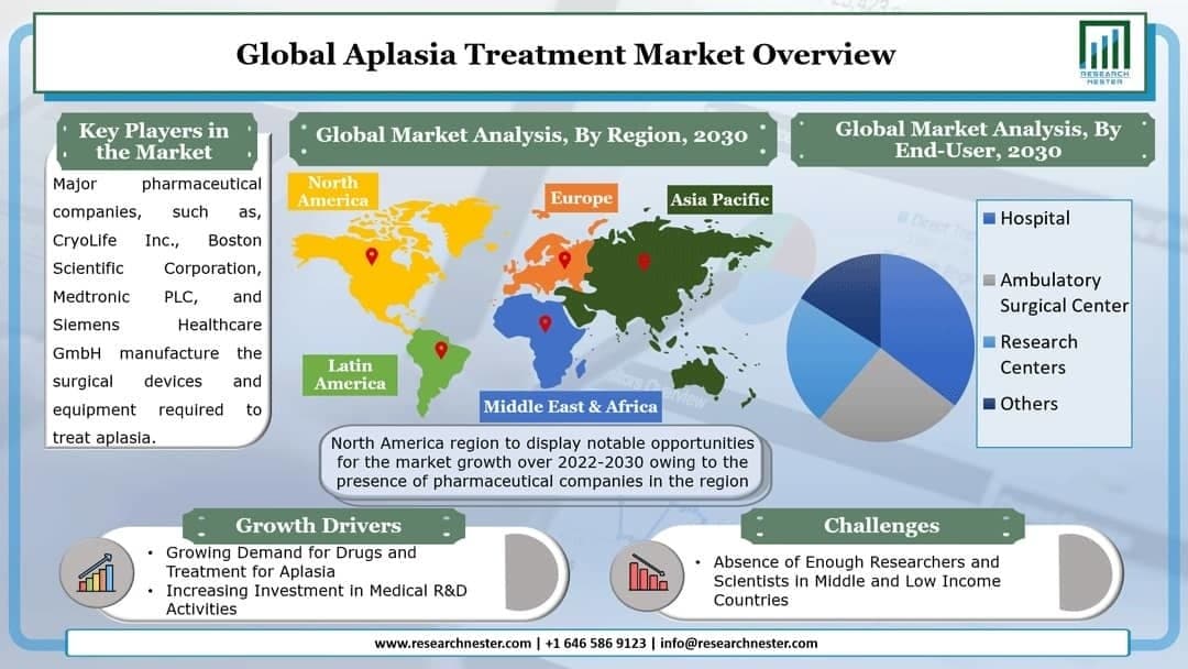 無形成症治療市場―タイプ別（生殖細胞形成不全、橈骨形成不全、再生不良性貧血、赤芽球癆など）;エンドユーザー別（病院、外来手術センター、研究センターなど）–グローバル需要分析と機会の見通し2030年