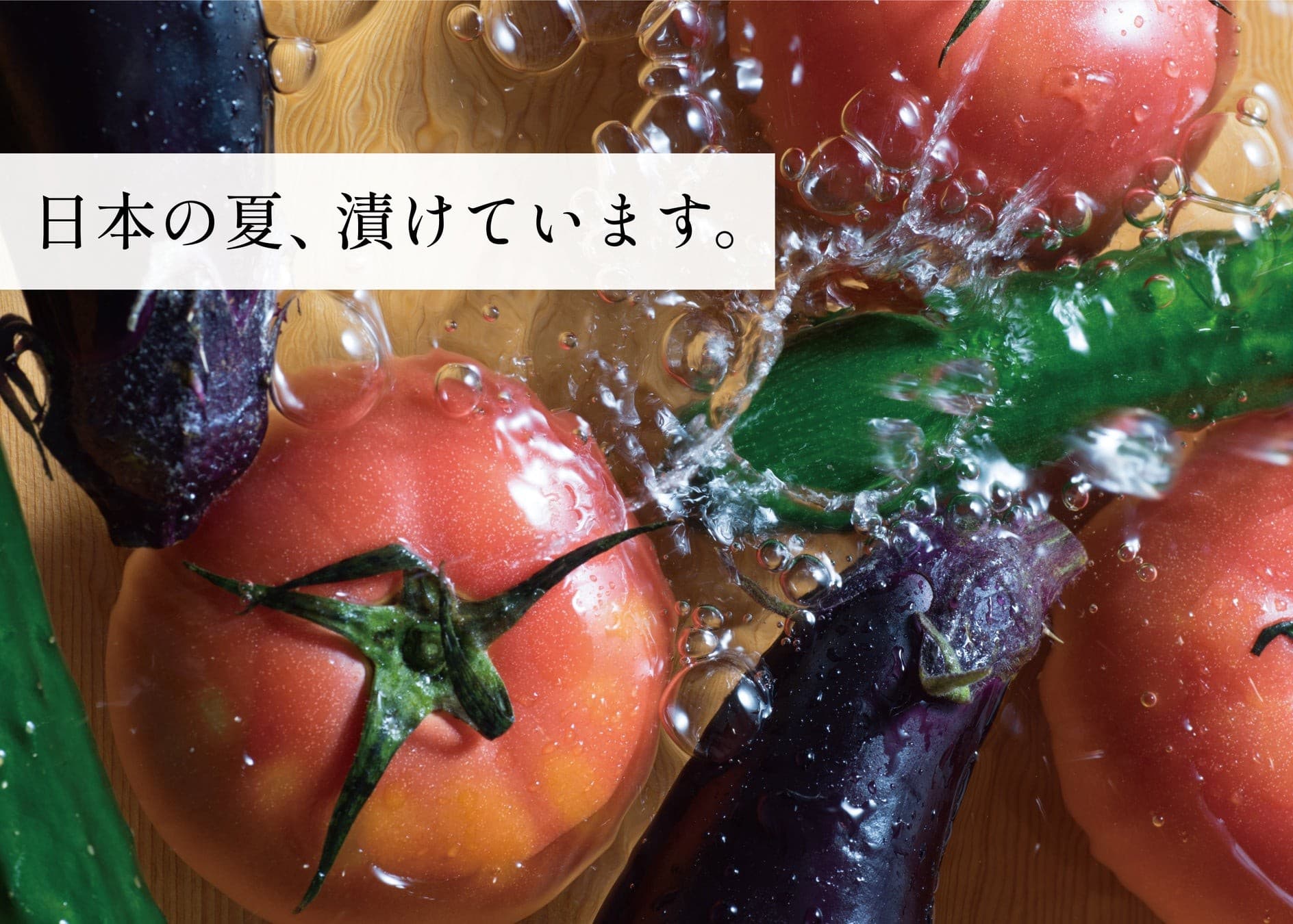 ひんやり夏野菜のお手土産！エキュート品川にTOKYO TSUKEMONO「銀座若菜」が期間限定出店します。