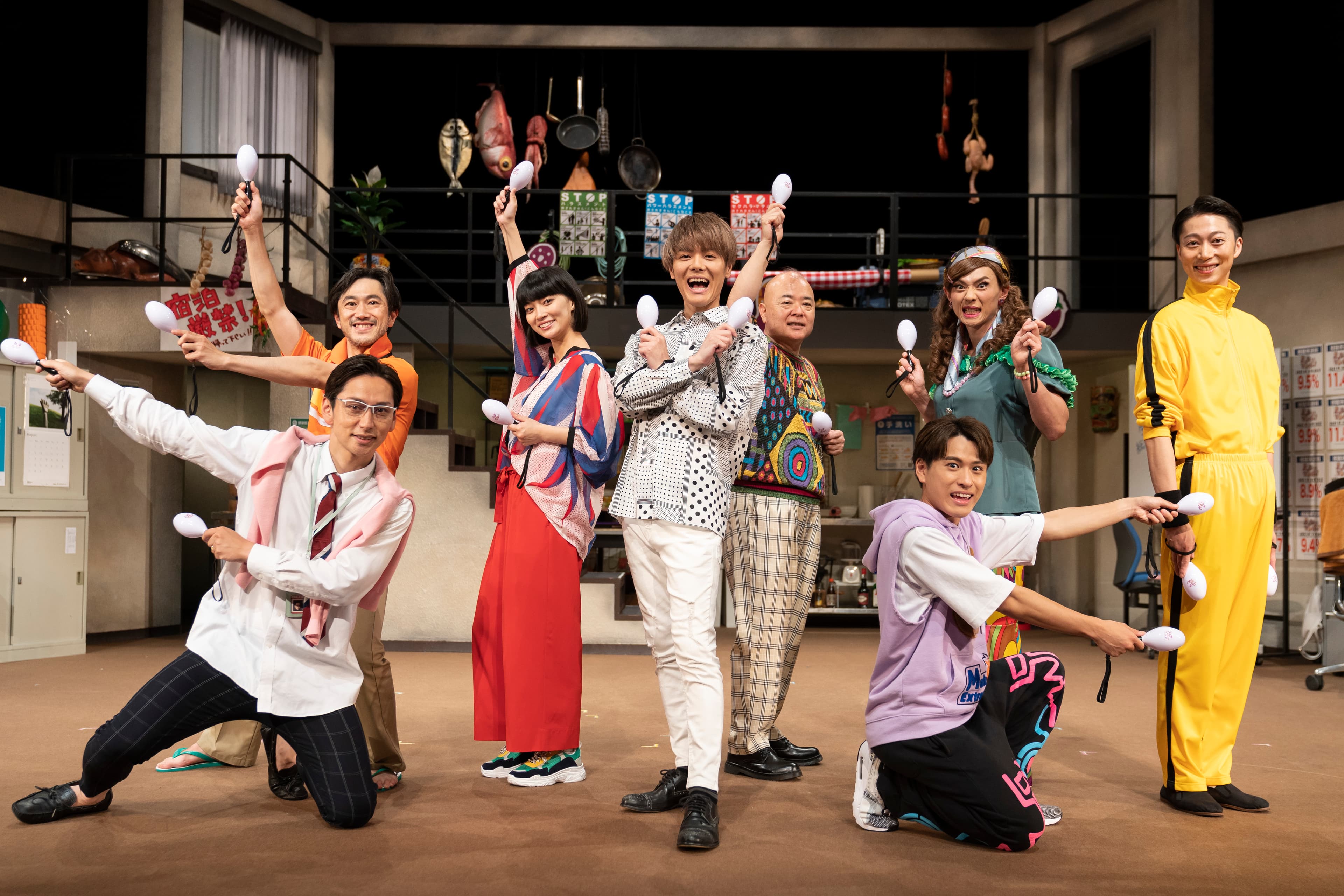 室龍太が主演する「コムサdeマンボ！」が、本日8月5日に大阪の梅田芸術劇場シアター・ドラマシティで開幕。初日の舞台に先駆けゲネプロが行われ、室龍太が終演後に意気込みを語った。