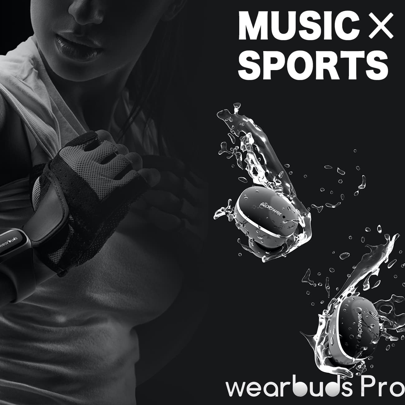 MUSIC×SPORTS ミニマルなのに多機能　ワイヤレスイヤホン×スマートウォッチ【Wearbuds Pro】 4月4日本日待望の第二弾デビュー