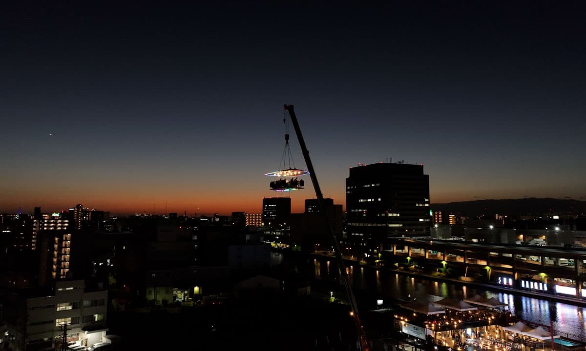 【大阪・中之島GATEサウスピア】空と水辺を繋ぐ究極の非日常体験、空中レストラン「Dinner in the Sky OSAKA」に選べる2つのセットプランが新登場！