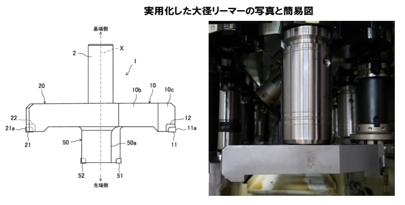 電動化車載モーターケースの製造に特化した “高精度穴を小ロットから加工できる” 大径リーマー工法を真辺工業が開発！